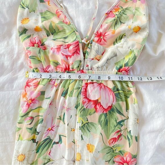 NWT Maaji Summer Long Deep V Dress Size 6-8 - Picture 3 of 8